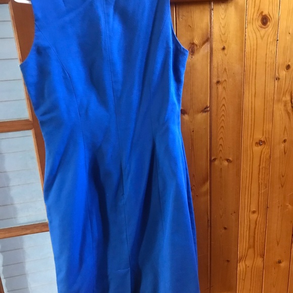 Blue dres sz 8 as new cotton - Picture 4 of 4